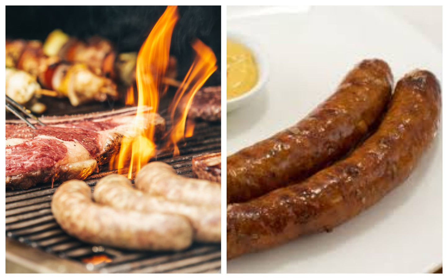 Cârnați porc subtiri grill